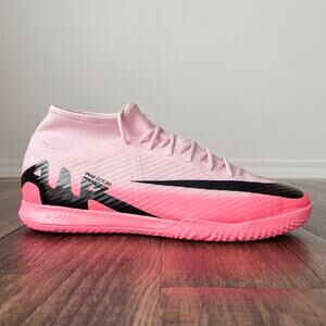 Nike Zoom Superfly 9 Academy IC Size 11.5 Indoor Soccer Shoes DJ5627-601 Pink